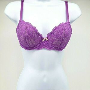 Victoria's Secret Dream Angel Bra Lace Rhinestones